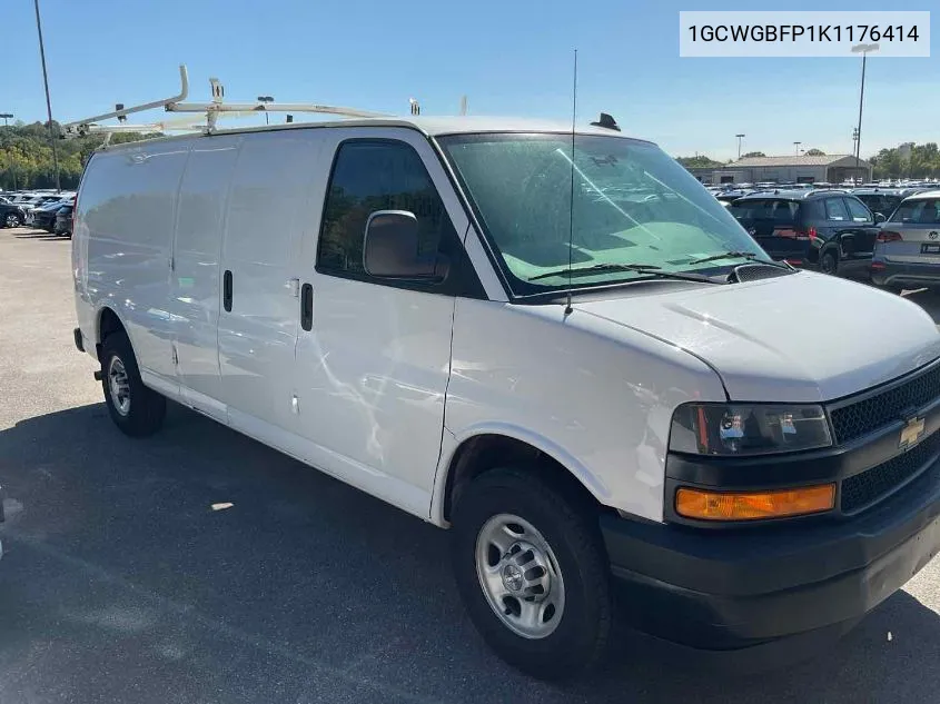 2019 Chevrolet Express 2500 Work Van VIN: 1GCWGBFP1K1176414 Lot: 40637754