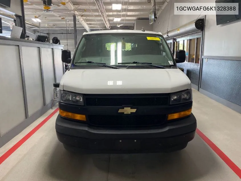 2019 Chevrolet Express G2500 VIN: 1GCWGAFG6K1328388 Lot: 40686028