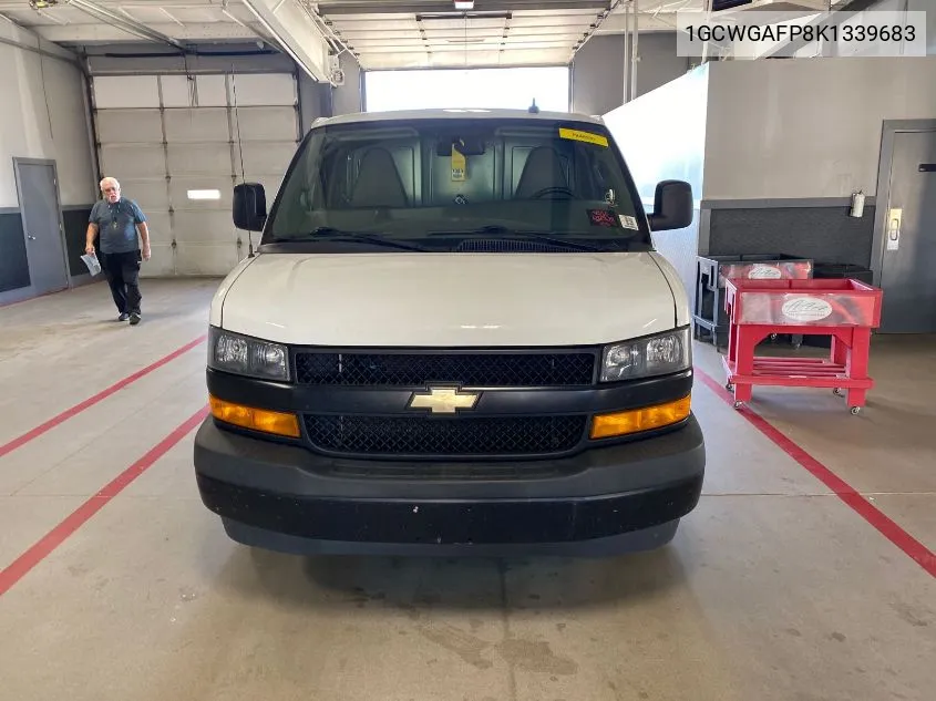 2019 Chevrolet Express 2500 Work Van VIN: 1GCWGAFP8K1339683 Lot: 40690364