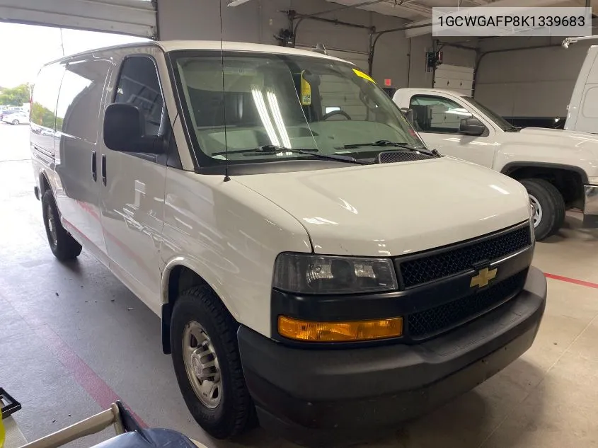 2019 Chevrolet Express 2500 Work Van VIN: 1GCWGAFP8K1339683 Lot: 40690364