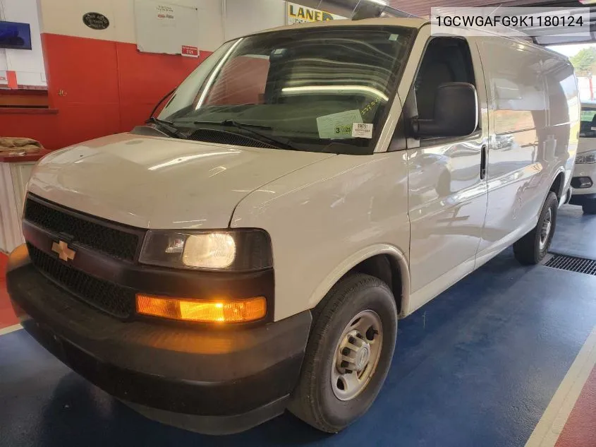 2019 Chevrolet Express G2500 VIN: 1GCWGAFG9K1180124 Lot: 40746558