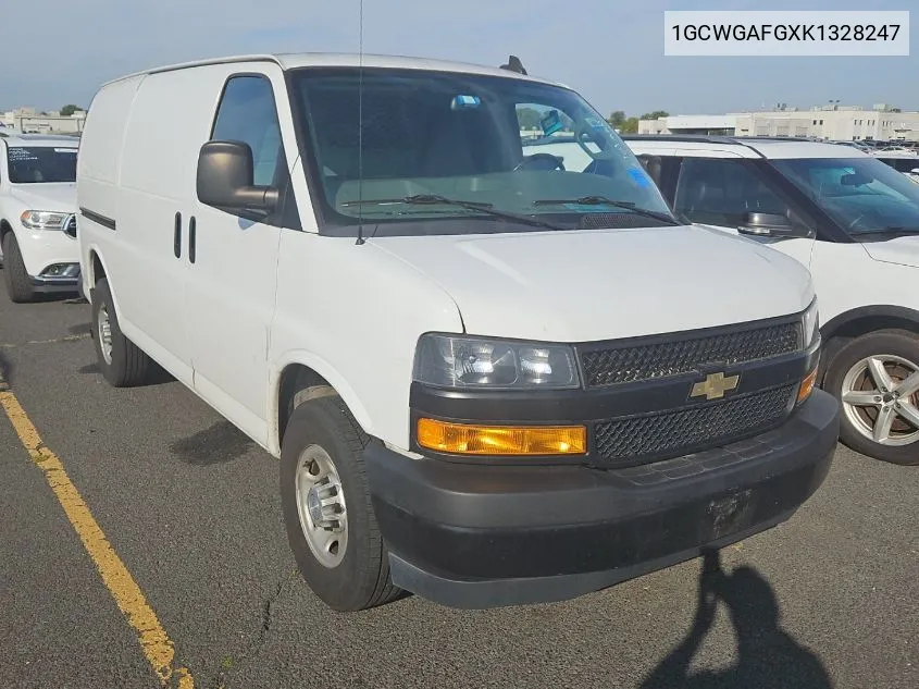 2019 Chevrolet Express G2500 VIN: 1GCWGAFGXK1328247 Lot: 40775776