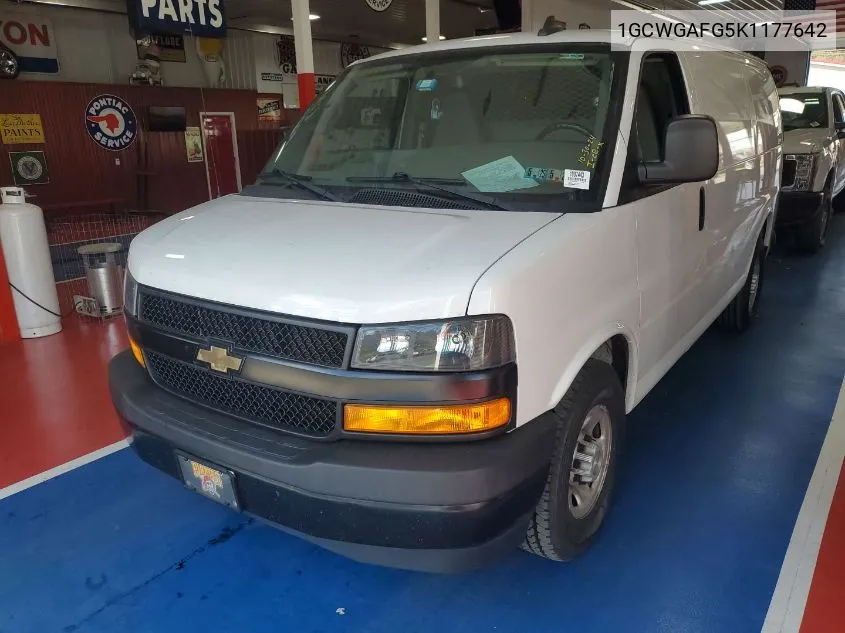 2019 Chevrolet Express G2500 VIN: 1GCWGAFG5K1177642 Lot: 40826652