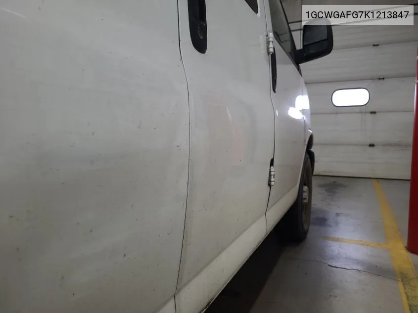 2019 Chevrolet Express G2500 VIN: 1GCWGAFG7K1213847 Lot: 40836389