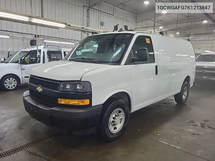 2019 Chevrolet Express G2500 VIN: 1GCWGAFG7K1213847 Lot: 40836389