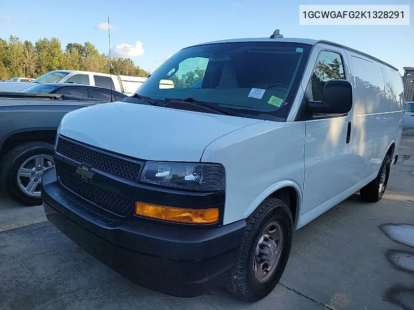 2019 Chevrolet Express G2500 VIN: 1GCWGAFG2K1328291 Lot: 40858652