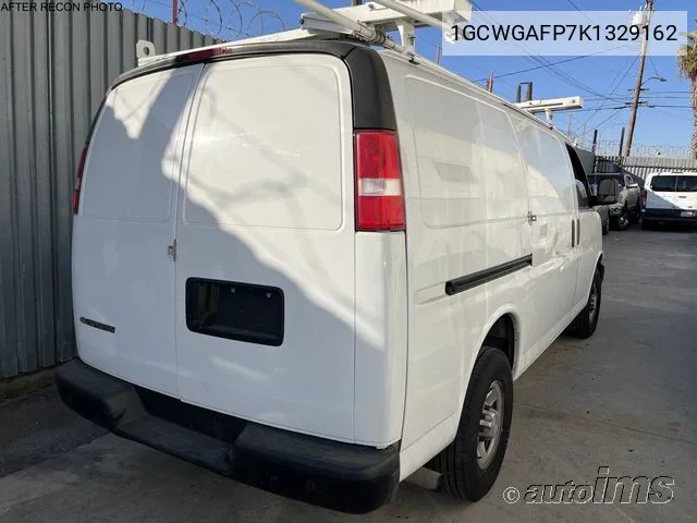 2019 Chevrolet Express G2500 VIN: 1GCWGAFP7K1329162 Lot: 40868964