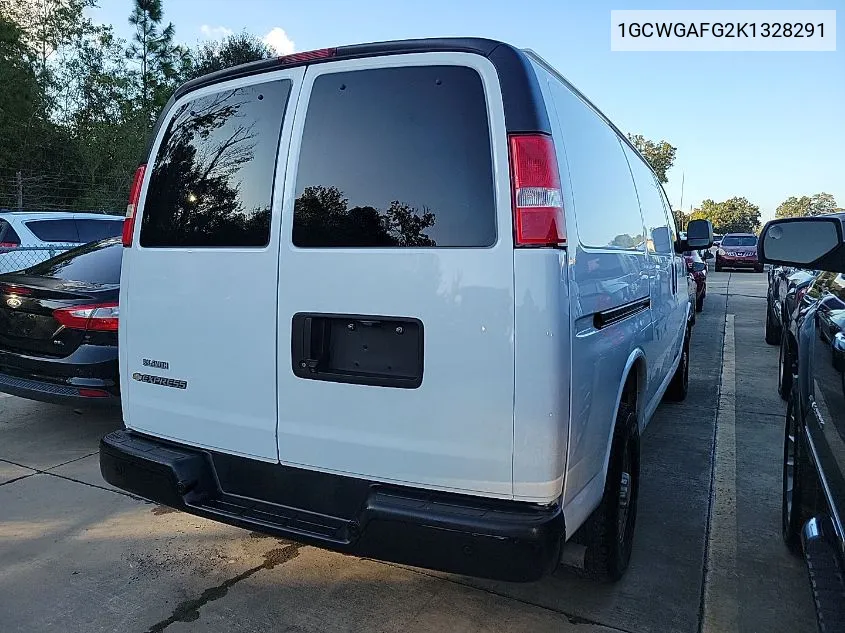 2019 Chevrolet Express 2500 Work Van VIN: 1GCWGAFG2K1328291 Lot: 40897055