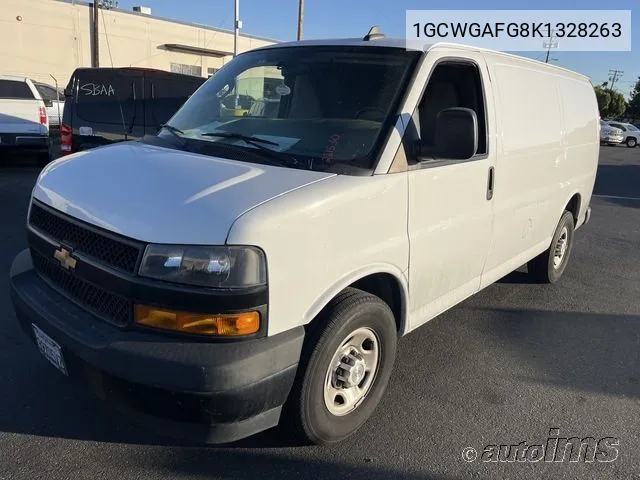 2019 Chevrolet Express 2500 Work Van VIN: 1GCWGAFG8K1328263 Lot: 40923842