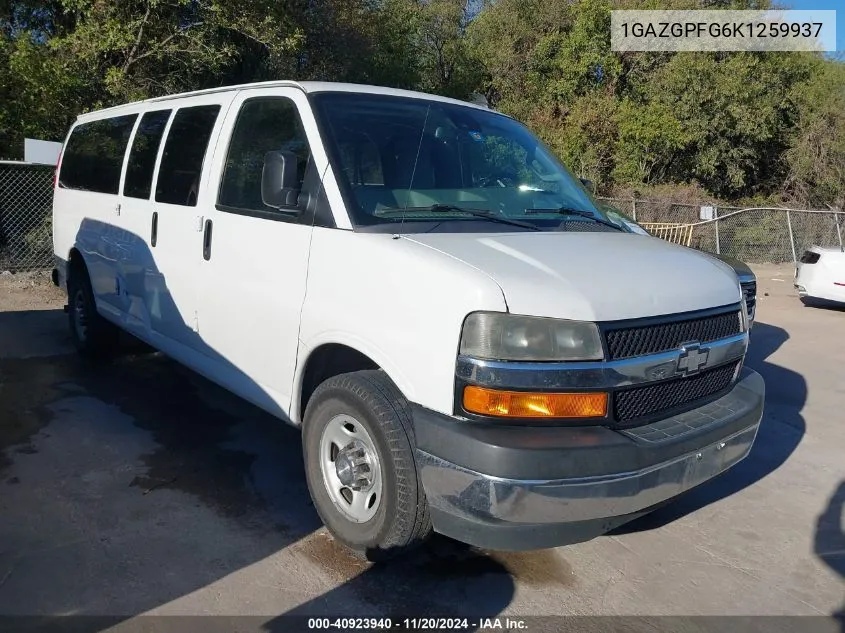 2019 Chevrolet Express 3500 Lt VIN: 1GAZGPFG6K1259937 Lot: 40923940