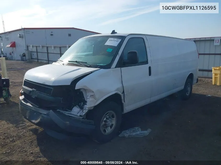 1GCWGBFPXL1126595 2020 Chevrolet Express Cargo Rwd 2500 Extended Wheelbase Wt