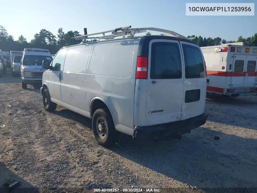 2020 Chevrolet Express Cargo Rwd 2500 Regular Wheelbase Wt VIN: 1GCWGAFP1L1253956 Lot: 40188257