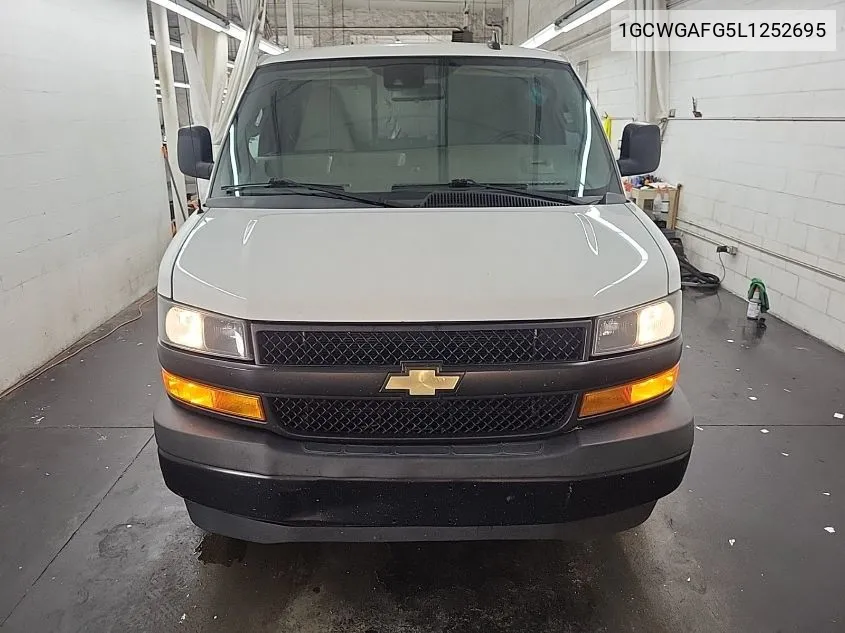 2020 Chevrolet Express Cargo Rwd 2500 Regular Wheelbase Wt VIN: 1GCWGAFG5L1252695 Lot: 40284591