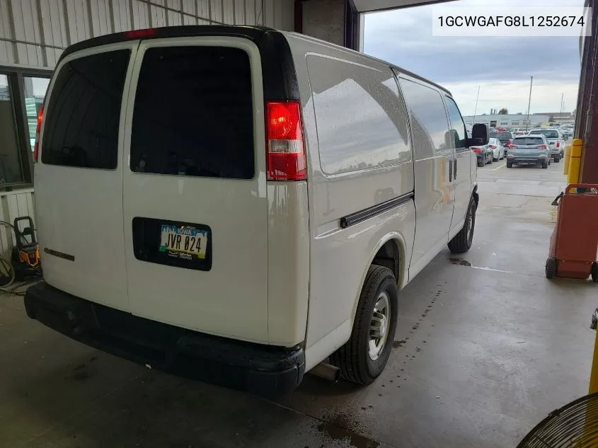 1GCWGAFG8L1252674 2020 Chevrolet Express G2500