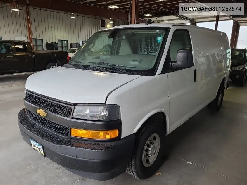 2020 Chevrolet Express G2500 VIN: 1GCWGAFG8L1252674 Lot: 40454397