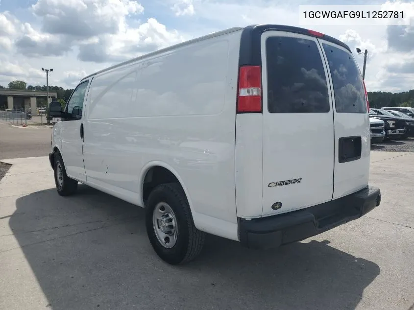 1GCWGAFG9L1252781 2020 Chevrolet Express G2500