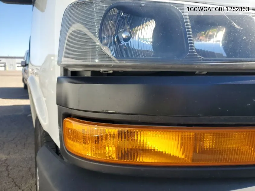 2020 Chevrolet Express G2500 VIN: 1GCWGAFG0L1252863 Lot: 40588139