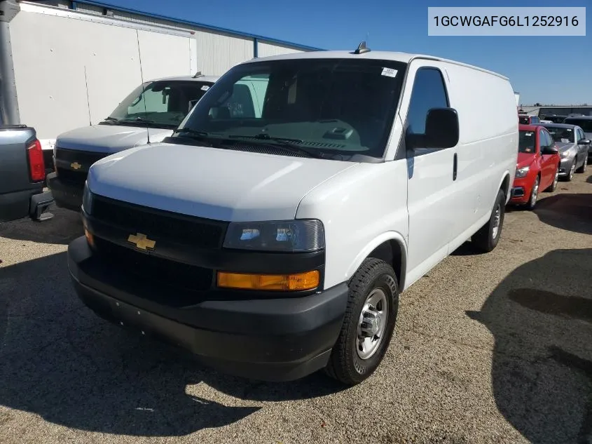 1GCWGAFG6L1252916 2020 Chevrolet Express G2500