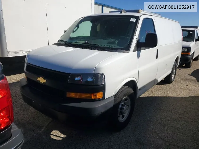 2020 Chevrolet Express G2500 VIN: 1GCWGAFG8L1252917 Lot: 40588152