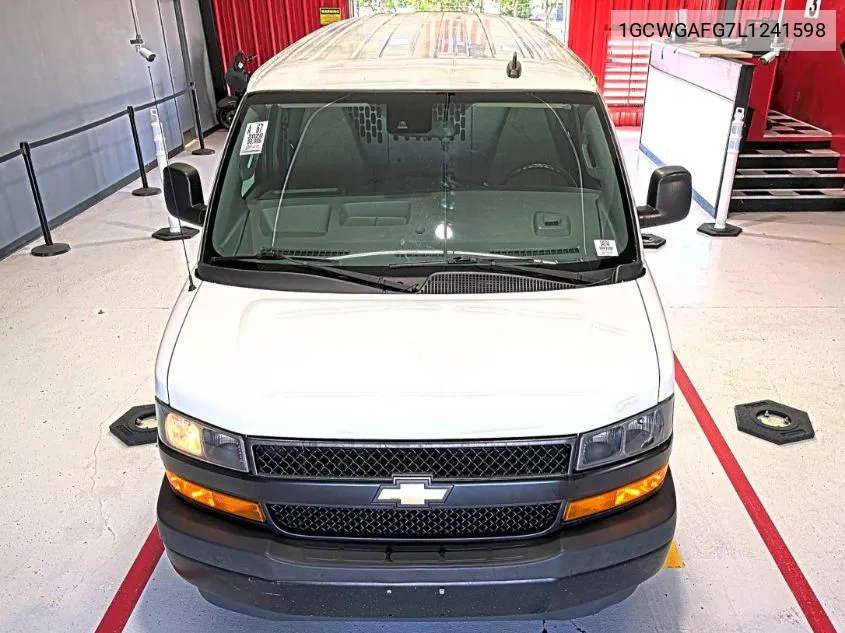 2020 Chevrolet Express Cargo Rwd 2500 Regular Wheelbase Wt VIN: 1GCWGAFG7L1241598 Lot: 40588941