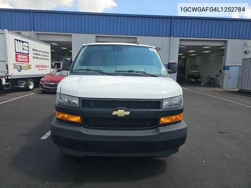 2020 Chevrolet Express Cargo Rwd 2500 Regular Wheelbase Wt VIN: 1GCWGAFG4L1252784 Lot: 40589061