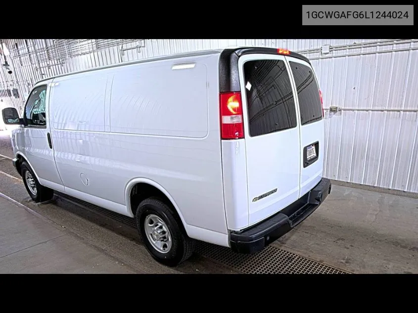 2020 Chevrolet Express G2500 VIN: 1GCWGAFG6L1244024 Lot: 40591068