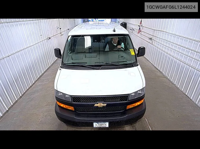 2020 Chevrolet Express G2500 VIN: 1GCWGAFG6L1244024 Lot: 40591068