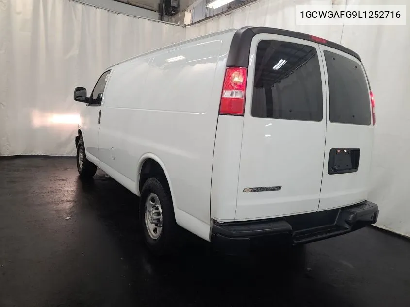 1GCWGAFG9L1252716 2020 Chevrolet Express G2500