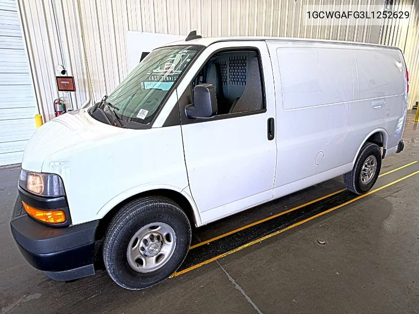 2020 Chevrolet Express G2500 VIN: 1GCWGAFG3L1252629 Lot: 40604716