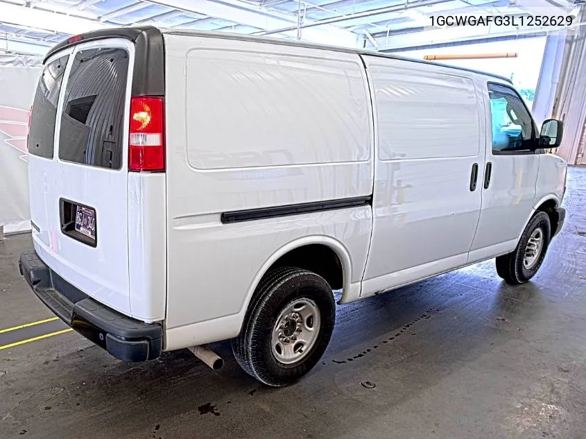 2020 Chevrolet Express G2500 VIN: 1GCWGAFG3L1252629 Lot: 40604716