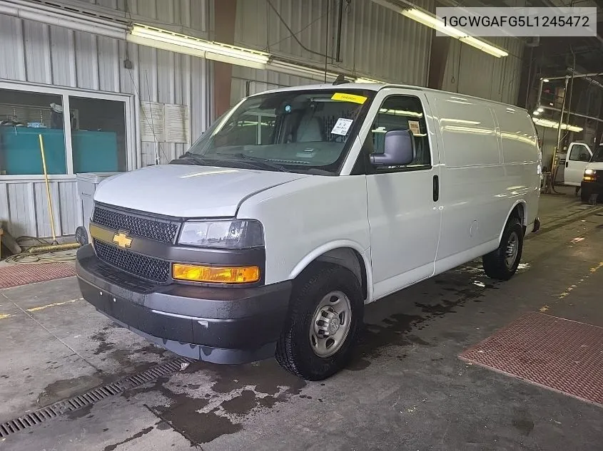 2020 Chevrolet Express Cargo Rwd 2500 Regular Wheelbase Wt VIN: 1GCWGAFG5L1245472 Lot: 40613857