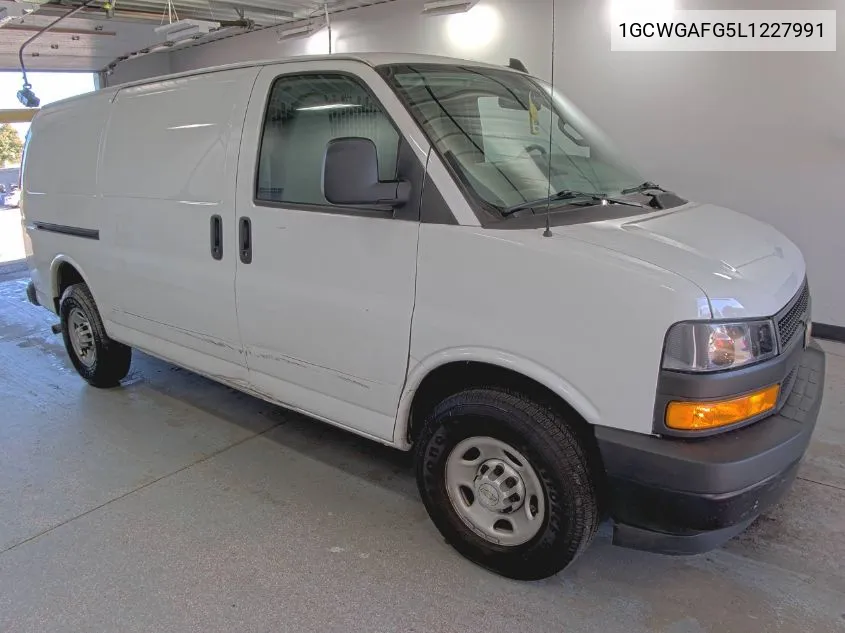 2020 Chevrolet Express G2500 VIN: 1GCWGAFG5L1227991 Lot: 40647025