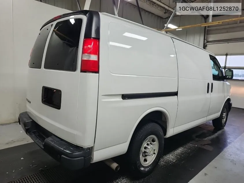 2020 Chevrolet Express G2500 VIN: 1GCWGAFG8L1252870 Lot: 40664653