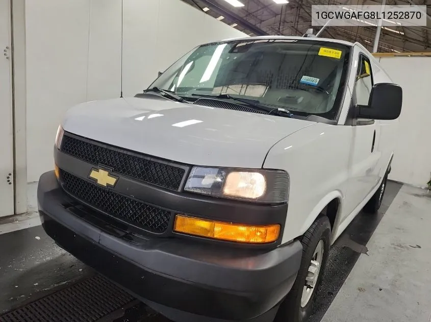 2020 Chevrolet Express G2500 VIN: 1GCWGAFG8L1252870 Lot: 40664653