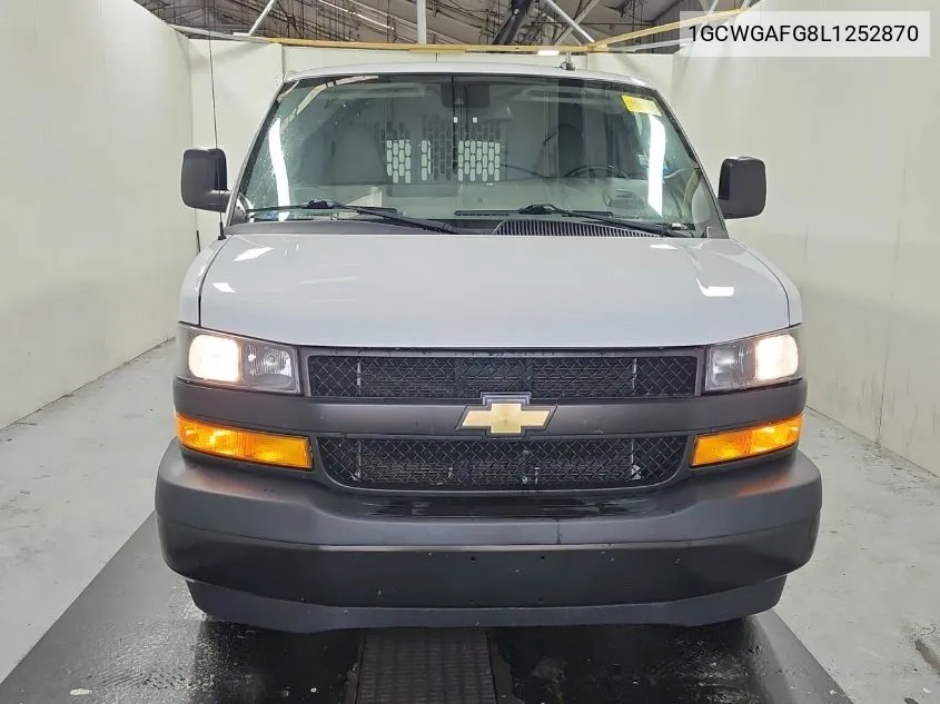 2020 Chevrolet Express G2500 VIN: 1GCWGAFG8L1252870 Lot: 40664653