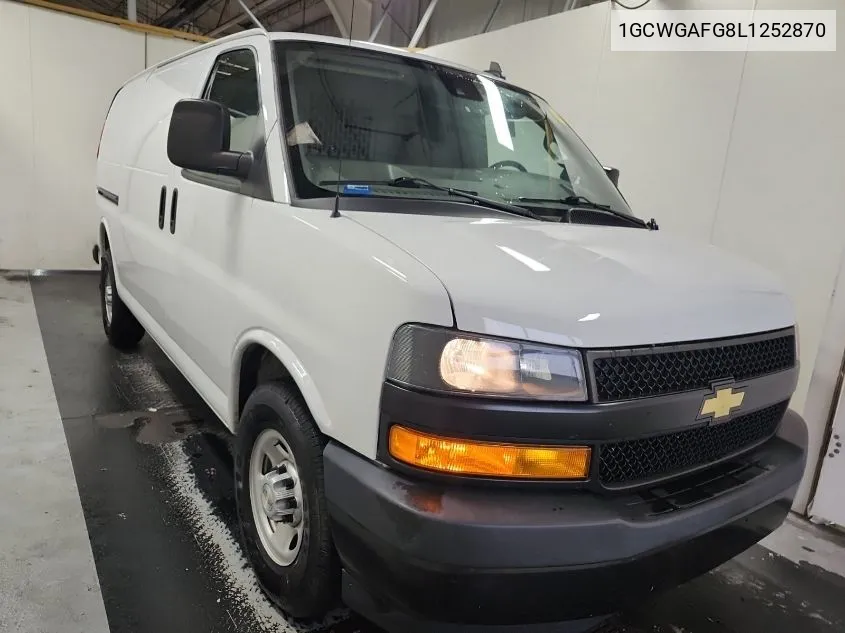 2020 Chevrolet Express G2500 VIN: 1GCWGAFG8L1252870 Lot: 40664653