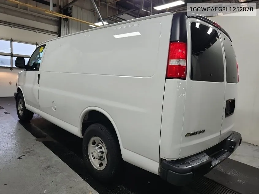 2020 Chevrolet Express G2500 VIN: 1GCWGAFG8L1252870 Lot: 40664653