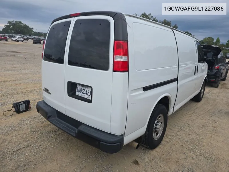 2020 Chevrolet Express G2500 VIN: 1GCWGAFG9L1227086 Lot: 40680392