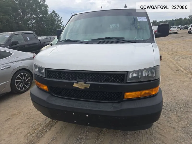 2020 Chevrolet Express G2500 VIN: 1GCWGAFG9L1227086 Lot: 40680392