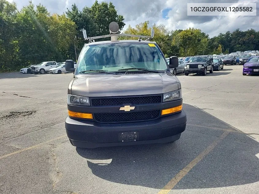 2020 Chevrolet Express Cargo Rwd 3500 Regular Wheelbase Wt VIN: 1GCZGGFGXL1205582 Lot: 40697040