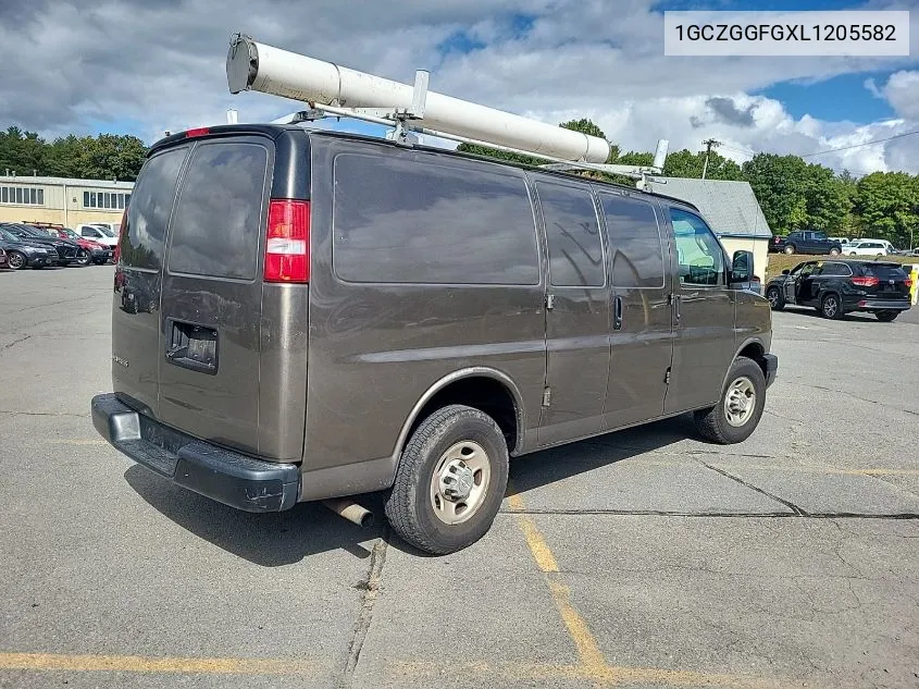 2020 Chevrolet Express Cargo Rwd 3500 Regular Wheelbase Wt VIN: 1GCZGGFGXL1205582 Lot: 40697040