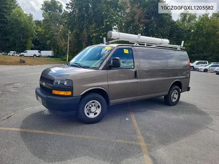 2020 Chevrolet Express Cargo Rwd 3500 Regular Wheelbase Wt VIN: 1GCZGGFGXL1205582 Lot: 40697040