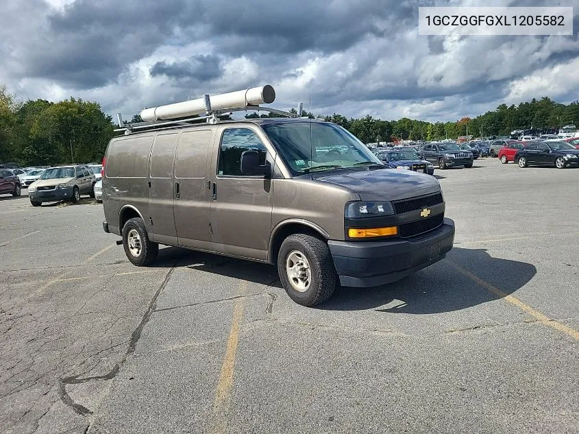 2020 Chevrolet Express Cargo Rwd 3500 Regular Wheelbase Wt VIN: 1GCZGGFGXL1205582 Lot: 40697040