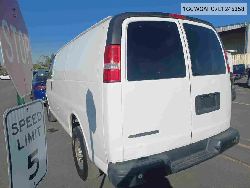 1GCWGAFG7L1245358 2020 Chevrolet Express G2500