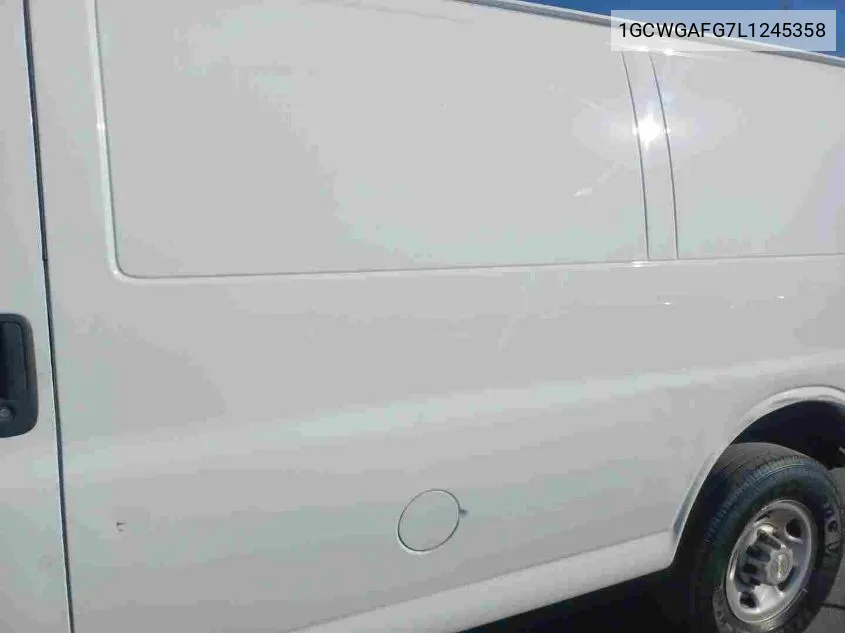 1GCWGAFG7L1245358 2020 Chevrolet Express G2500