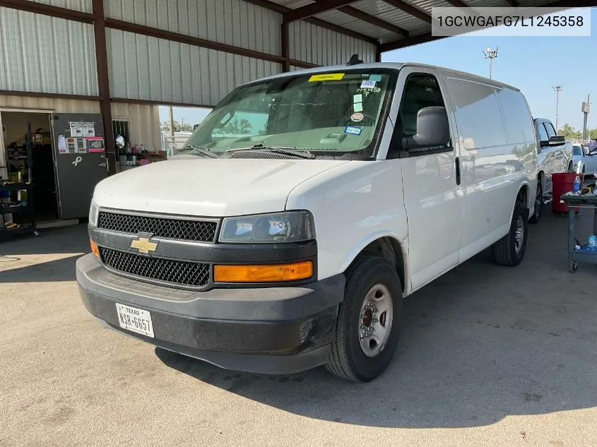 2020 Chevrolet Express G2500 VIN: 1GCWGAFG7L1245358 Lot: 40712052