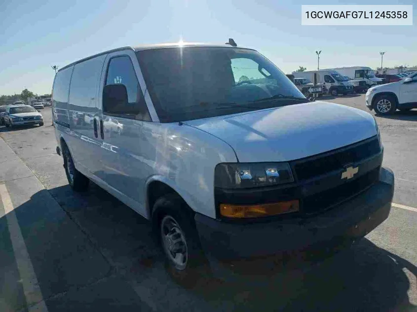 2020 Chevrolet Express G2500 VIN: 1GCWGAFG7L1245358 Lot: 40712052