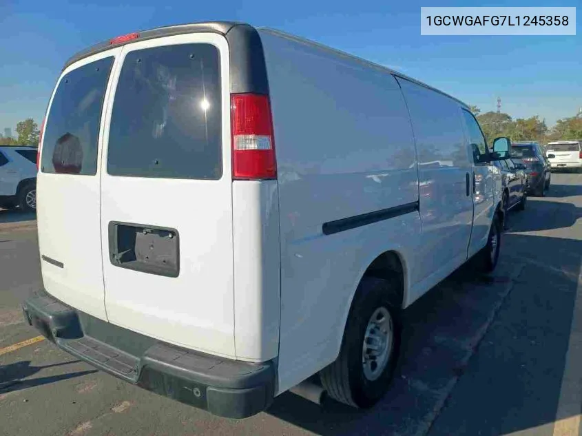 2020 Chevrolet Express G2500 VIN: 1GCWGAFG7L1245358 Lot: 40712052