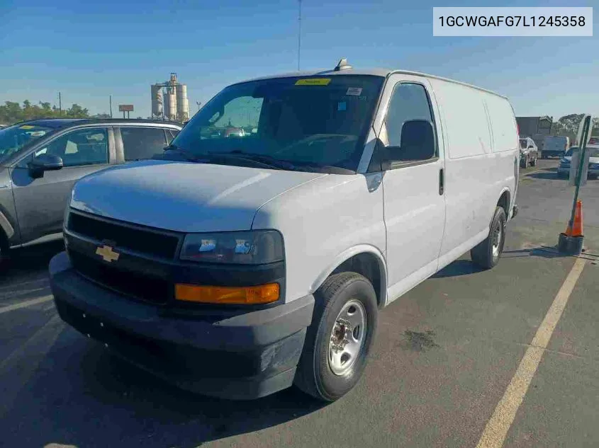 1GCWGAFG7L1245358 2020 Chevrolet Express G2500