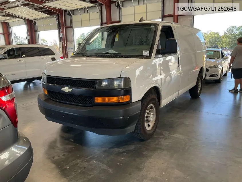 2020 Chevrolet Express G2500 VIN: 1GCWGAFG7L1252648 Lot: 40771706